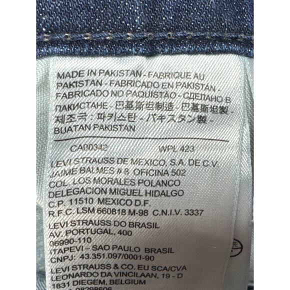 Levi's 529 Women's Curvy Bootcut Blue Denim Jeans - Size 14M-32x32 (32x30) - Picture 5 of 7